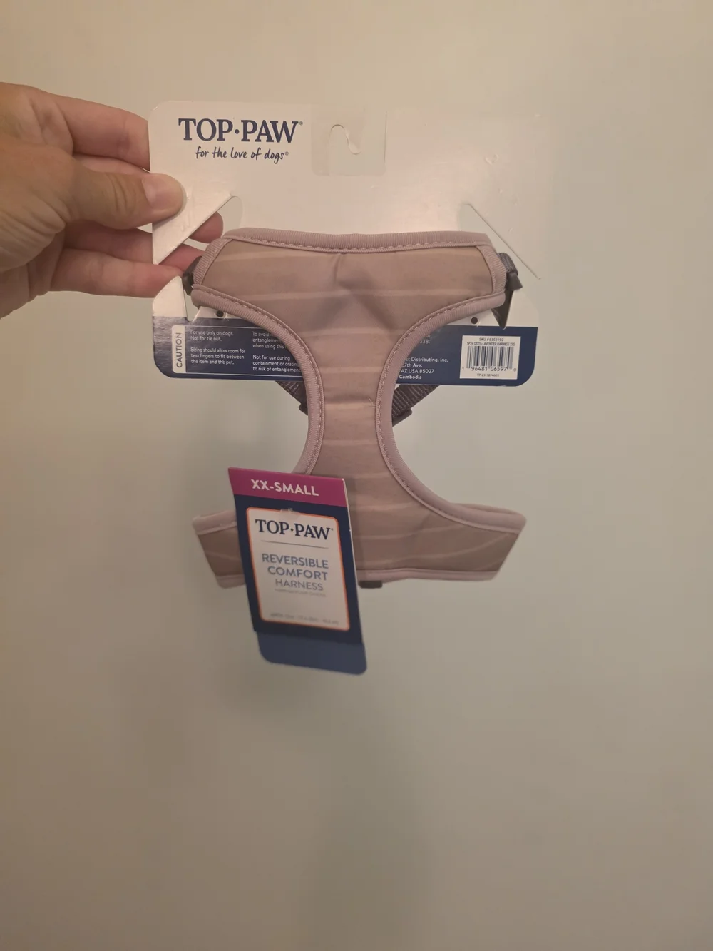 Top Paw Reversible Comfort Dog Harness - Purple